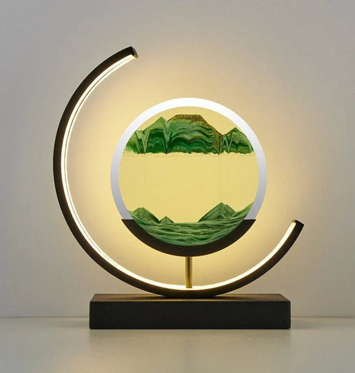 Balance Sand Art Lampe | Bedste Lava Lamper-Inspirerede Rumbelys, Cool LED Nattelys til Afslappende Soveværelse &amp; Stueindretning