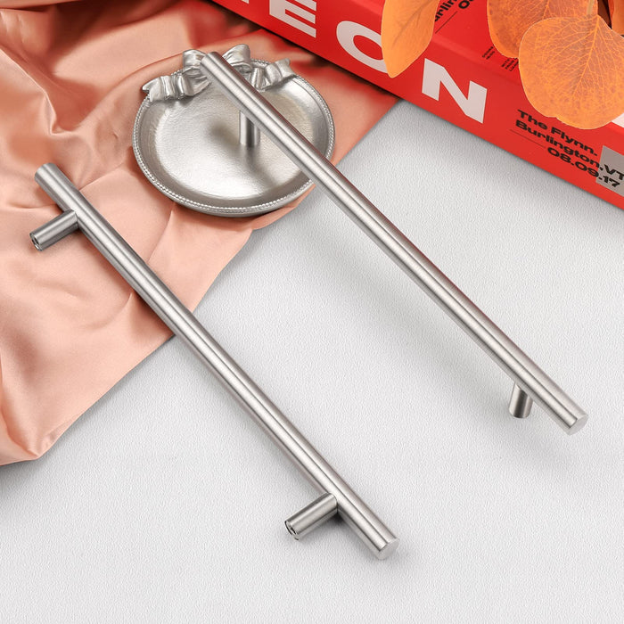 Børstet Nikkel Moderne Rustfrit Stål Skuffe Hardware T-Bar Håndtag