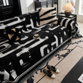 Børstestræk Kunst Sofa Dække