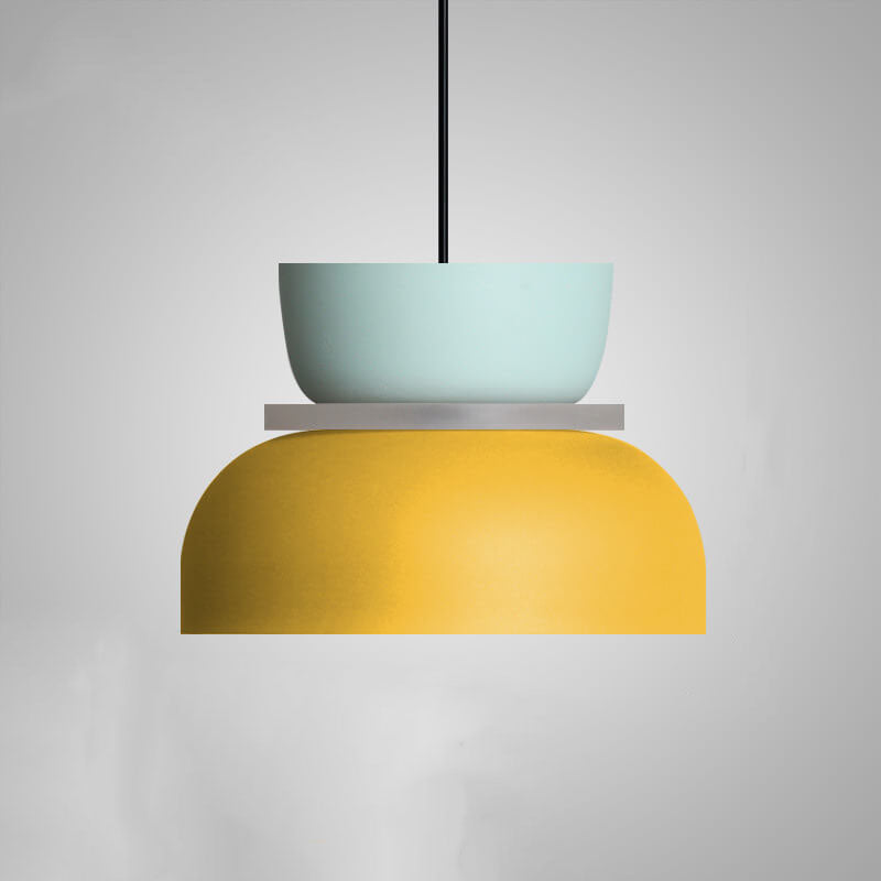 Nordisk farverig Macaron 1-Lys LED Pendel