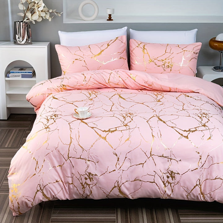 Luksus Silke Blød Duvet Cover Sæt – Elegant &amp; Behagelig