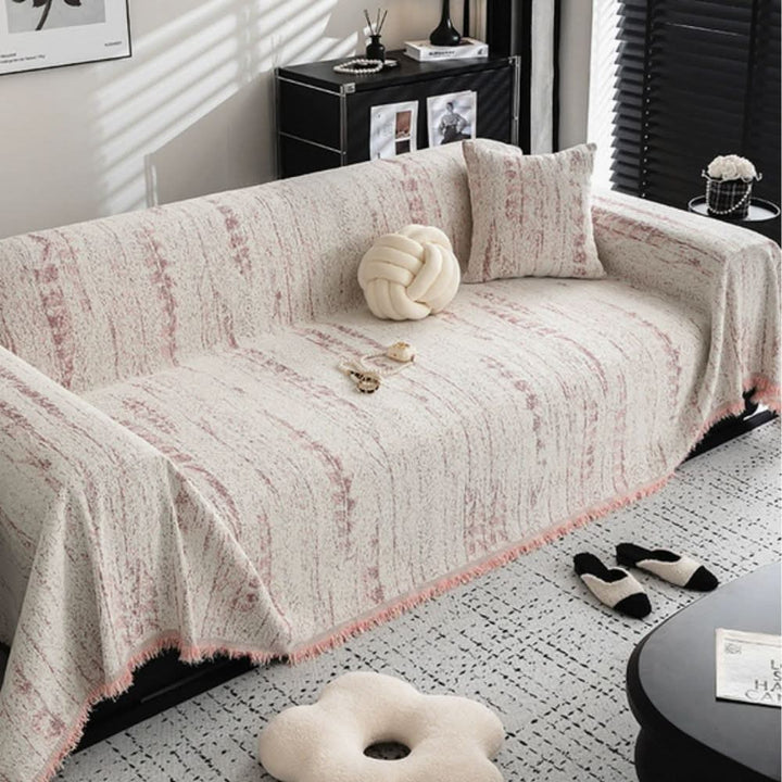 Elegant chenille sofaovertræk med nem vedligeholdelse