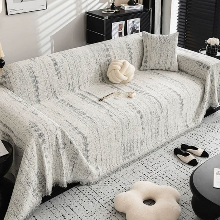 Elegant chenille sofaovertræk med nem vedligeholdelse