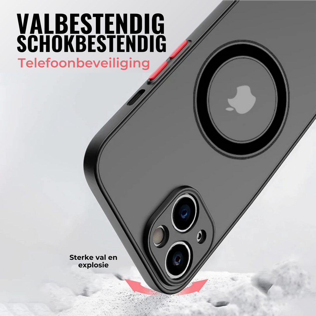Corevault MagSafe Telefonetui | Slankt &amp; Stødabsorberende | Magnetisk &amp; Stilfuldt | Optimeret til trådløs opladning