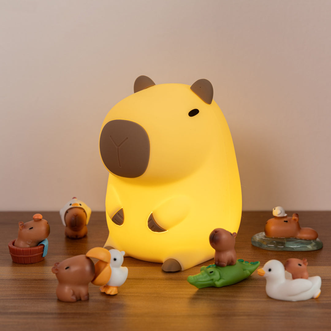 SquishBara | Capybara Squishy Nattelys Ideel Gave til Alle Aldre