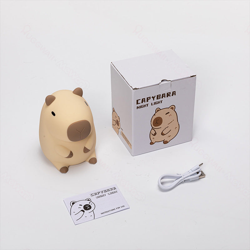 SquishBara | Capybara Squishy Nattelys Ideel Gave til Alle Aldre