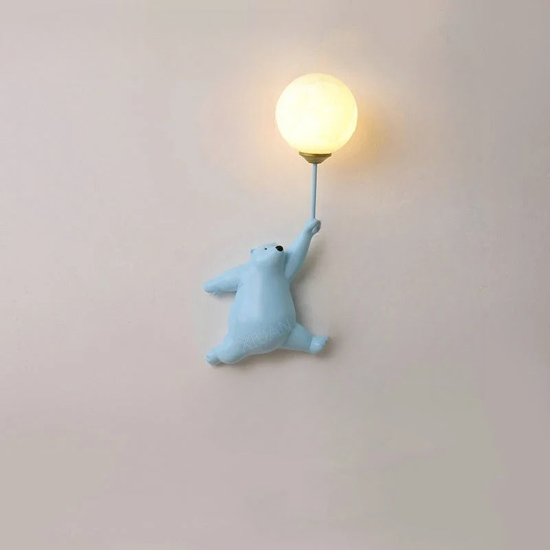 FairyGlow – Tegneserie Væglampe til Børn | Magisk Natlampe med 3D Måne Design