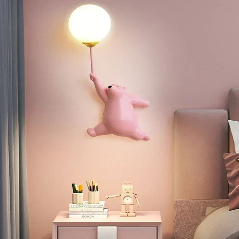 FairyGlow – Tegneserie Væglampe til Børn | Magisk Natlampe med 3D Måne Design