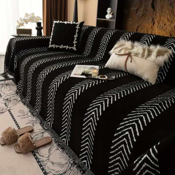 Chevron Echo Line Sofa Dække