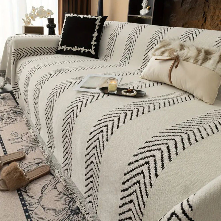 Chevron Echo Line Sofa Dække