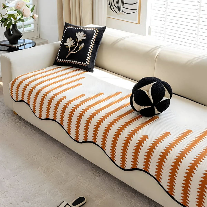 Moderne Chenille Sofapude med Stilfuld Beskyttelse