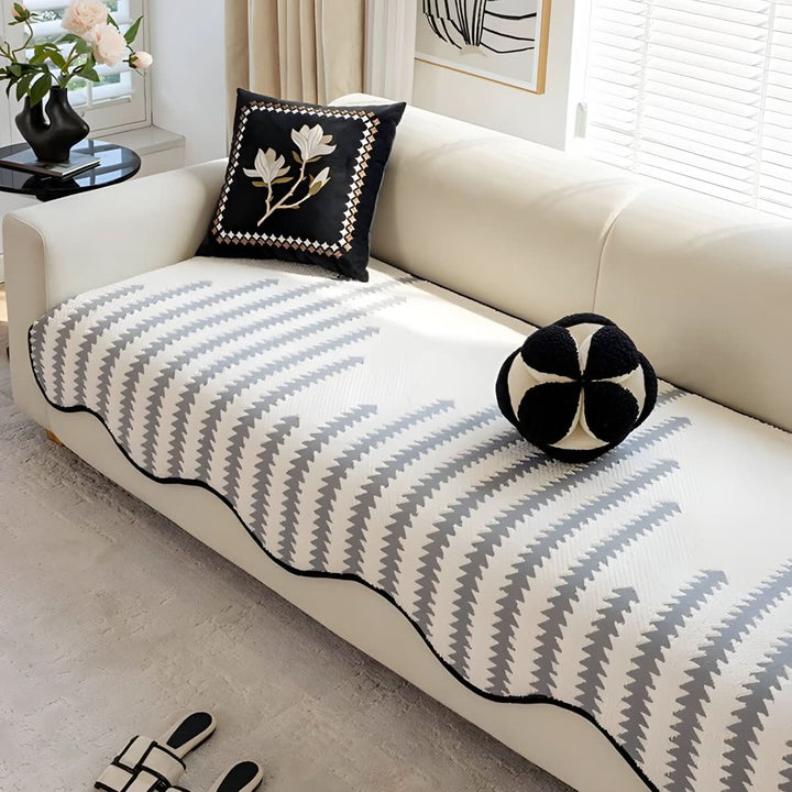 Moderne Chenille Sofapude med Stilfuld Beskyttelse