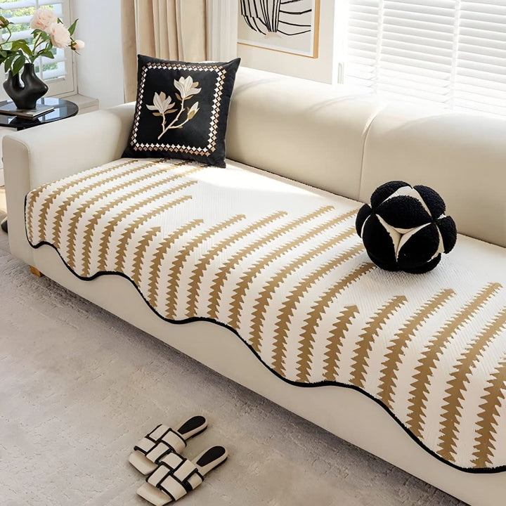 Moderne Chenille Sofapude med Stilfuld Beskyttelse