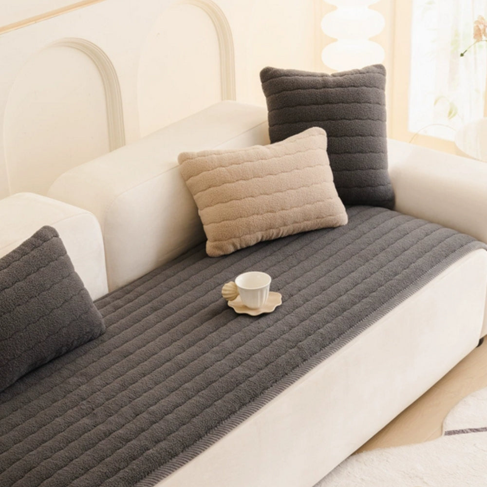 Chic Tykt Plush Sofa Dække