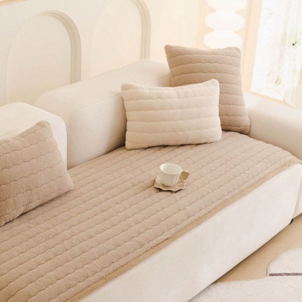Chic Tykt Plush Sofa Dække