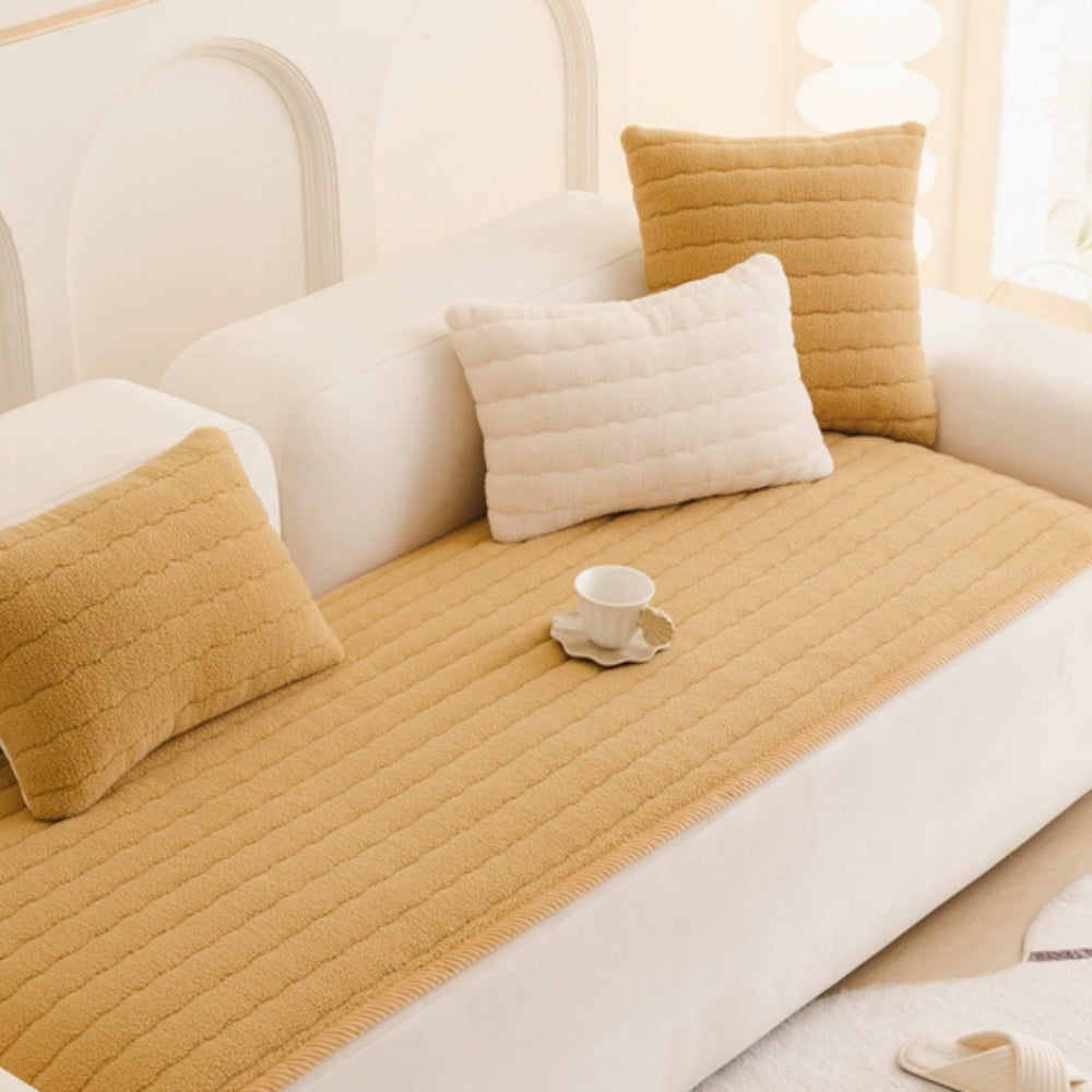 Chic Tykt Plush Sofa Dække