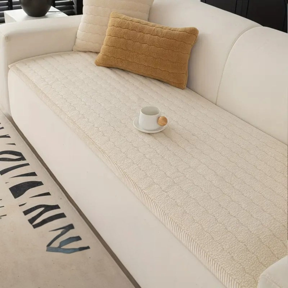 Chic Tykt Plush Sofa Dække