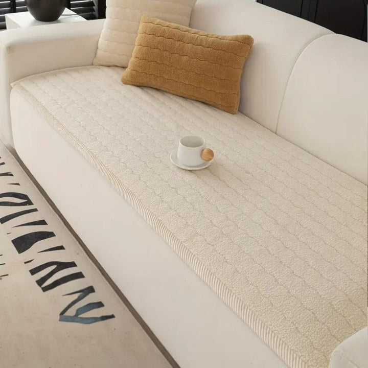Chic Tykt Plush Sofa Dække