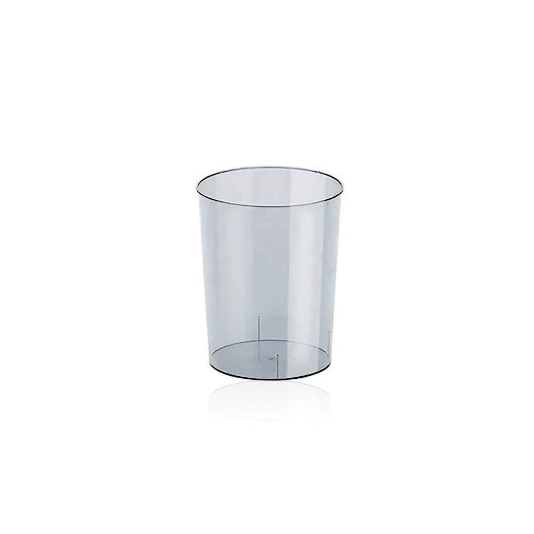 farvet transparent multipurpose beholder lavet af akryl