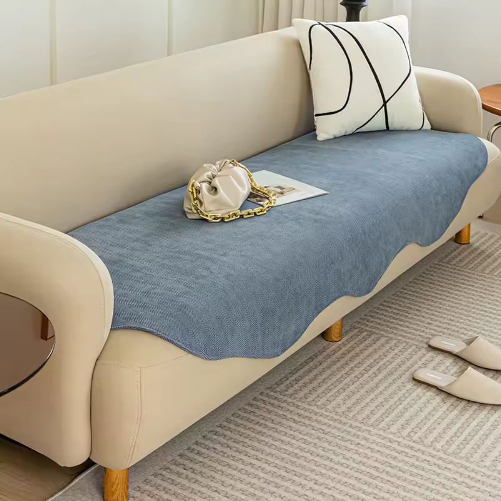 Helårs Enkelt Kontur Passende Sofa Cover