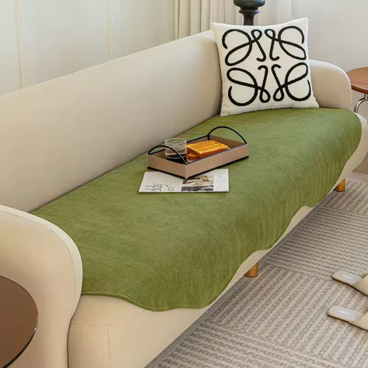 Helårs Enkelt Kontur Passende Sofa Cover