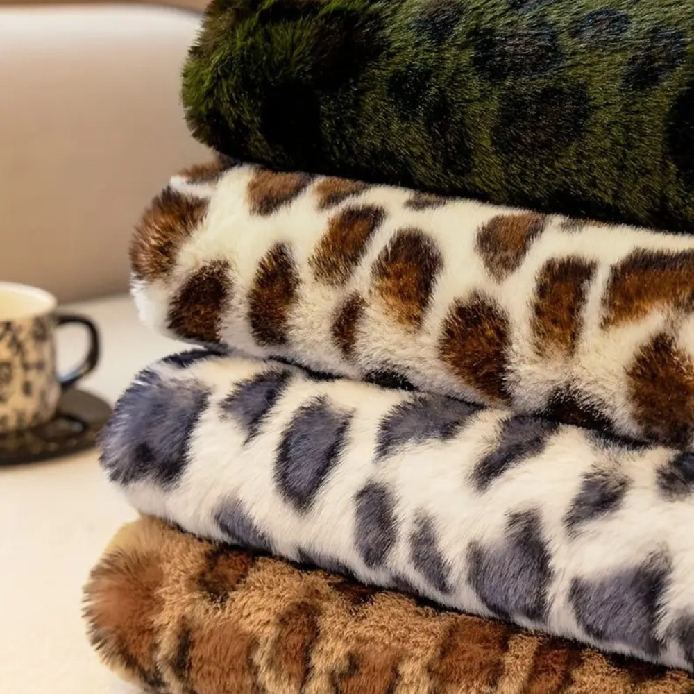 Hyggeligt Leopardprint Sofaovertræk