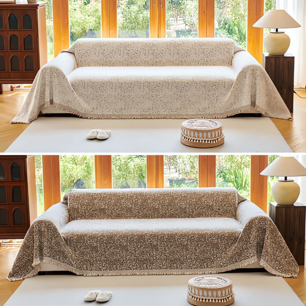 Vendbar Mikrofiber Sofa Betræk, Skridsikker og Nem at Pleje