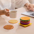 Kreativ Hamburger-form Coaster Sæt