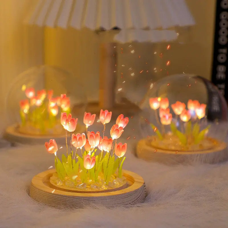 DIY Glas Tulipan Globe Lampe