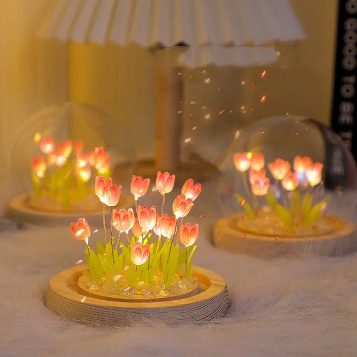 DIY Glas Tulipan Globe Lampe
