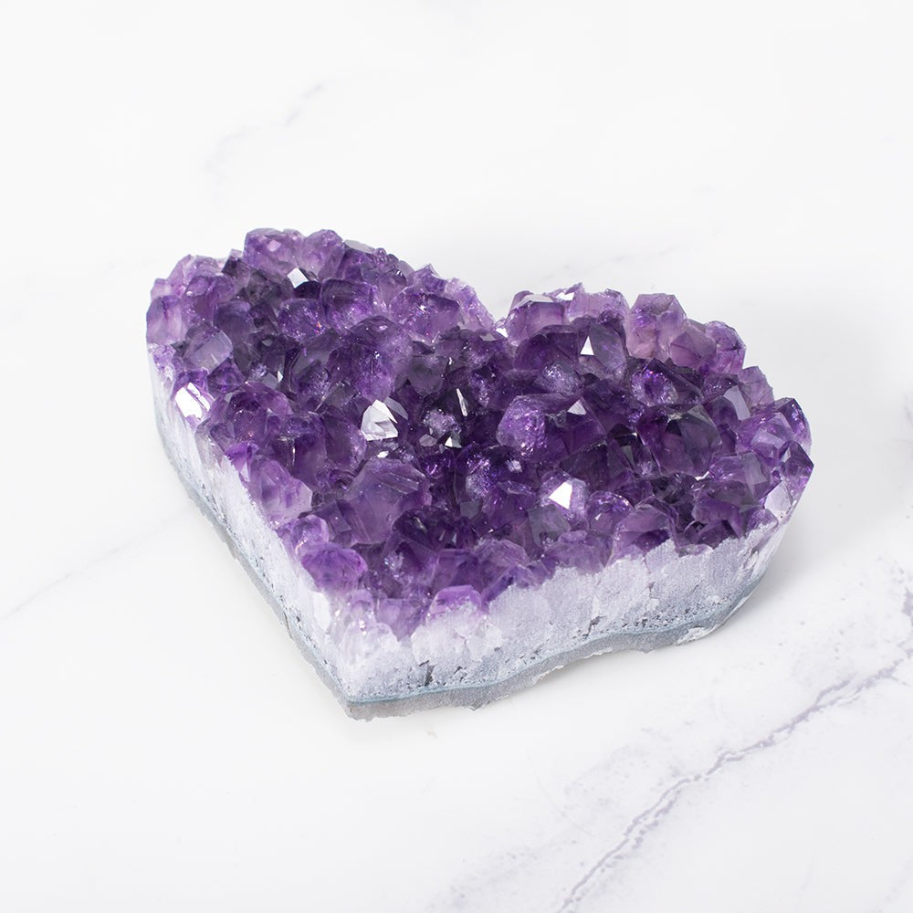 Amethyst Kluster Hjerte