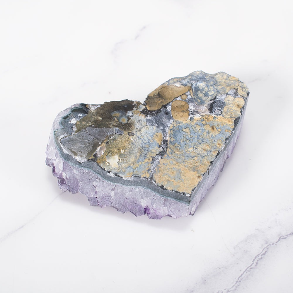 Amethyst Kluster Hjerte