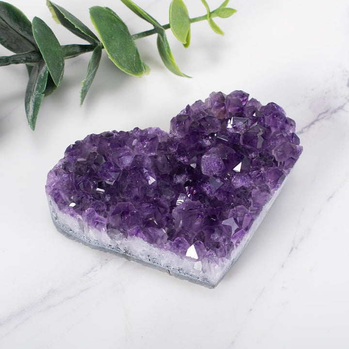 Amethyst Kluster Hjerte