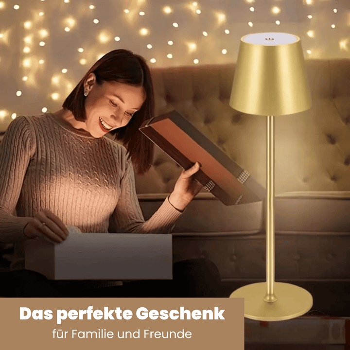 LED Bordlampe – Trådløs, Berøringskontrol &amp; Dæmpbart Lys