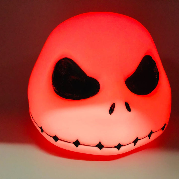Halloween Jack Skellington Natlys – farverig Anime Figur Lampe Ornament fra The Nightmare Before Christmas Fest Dekoration