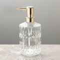 Diamantmønster Glas Sæbedispenser