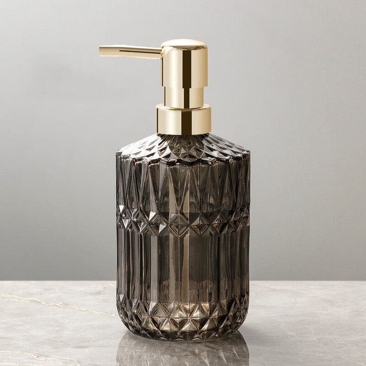 Diamantmønster Glas Sæbedispenser