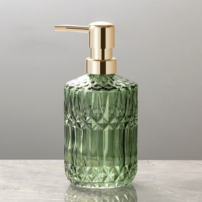 Diamantmønster Glas Sæbedispenser