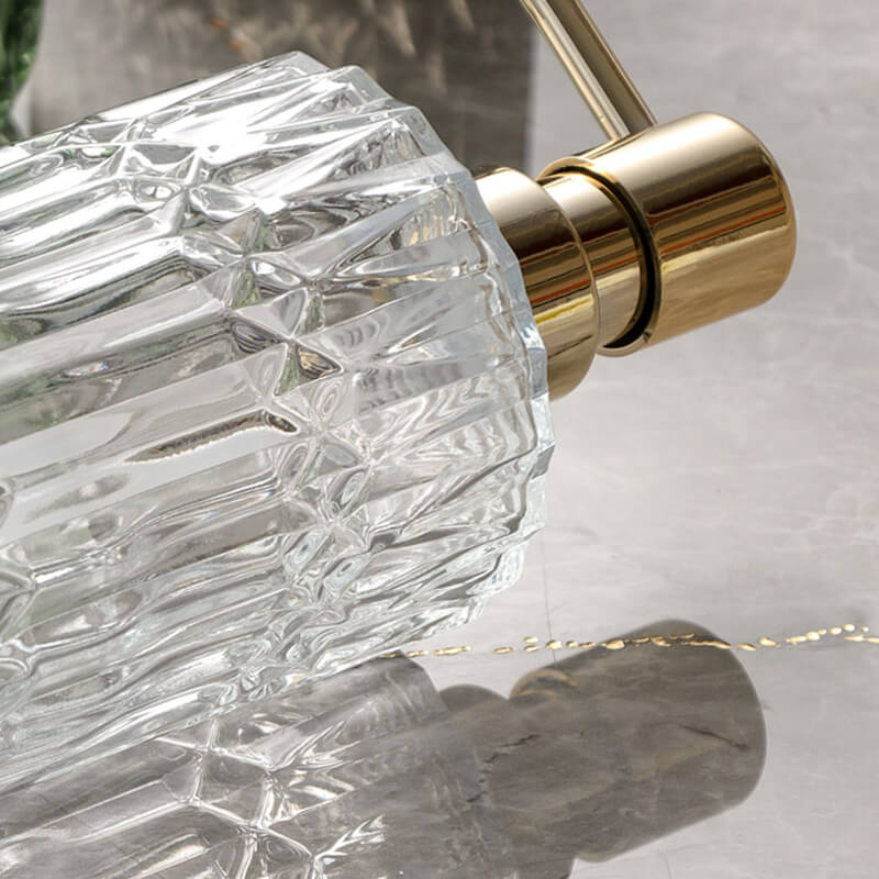 Diamantmønster Glas Sæbedispenser