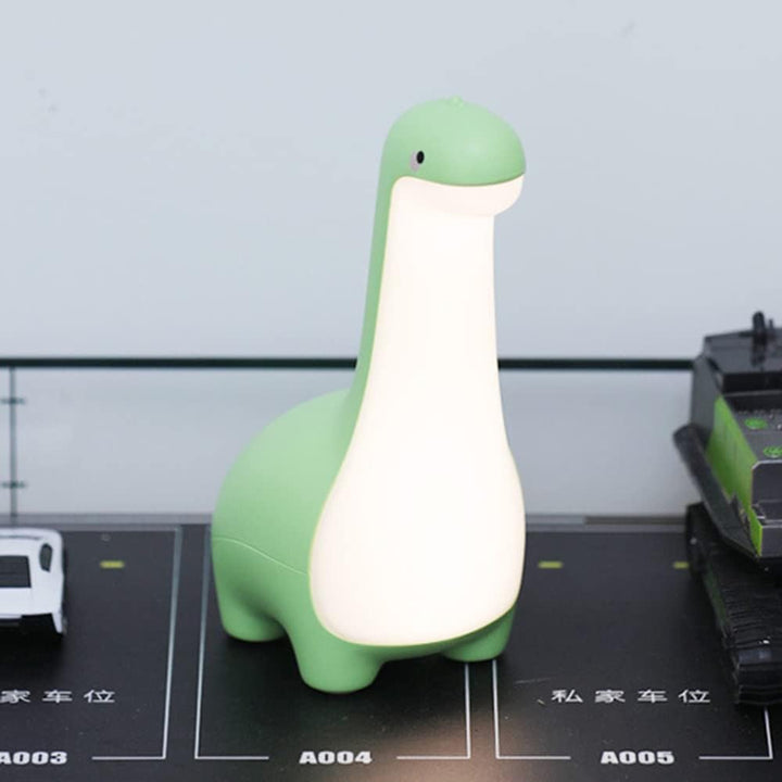 DinoSnug – Blødt Glødende Dinosaur Natlampe til Børn