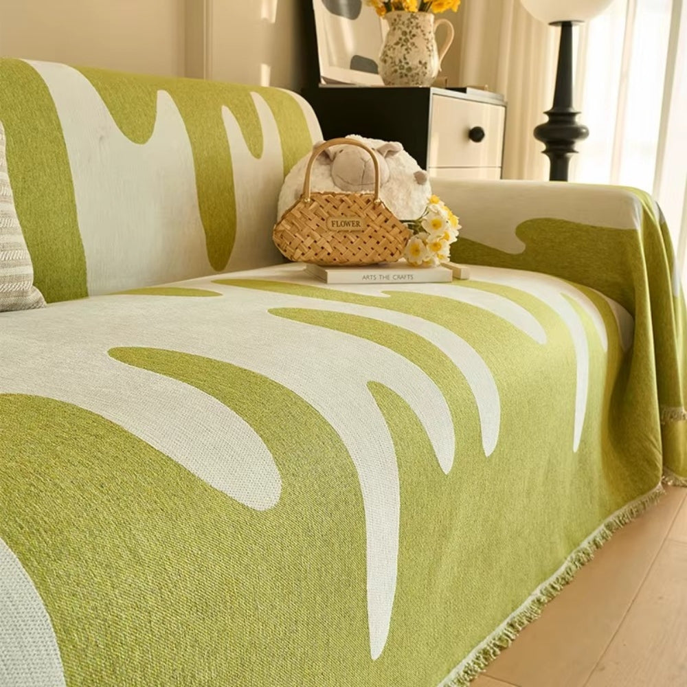 Dryppende farve Chenille Sofa Cover