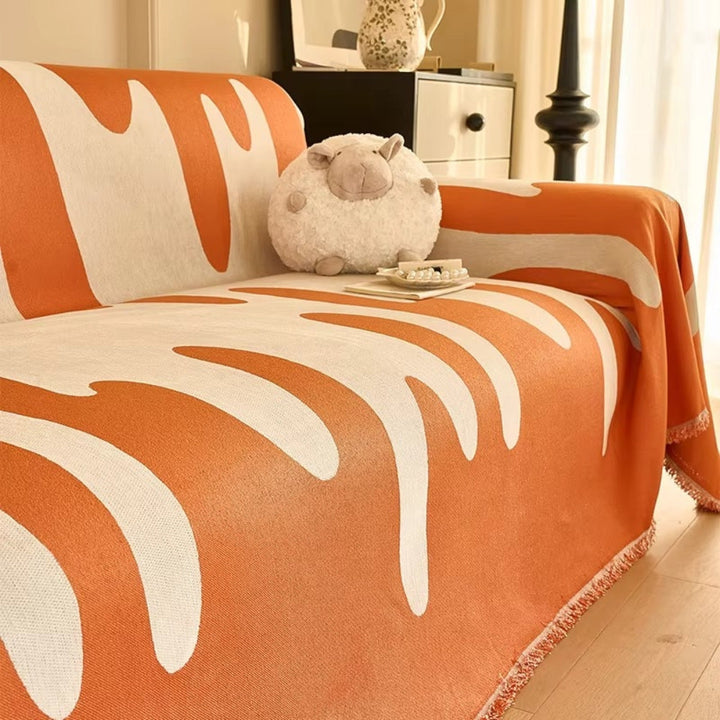 Dryppende farve Chenille Sofa Cover