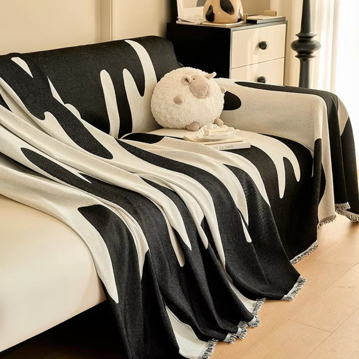 Dryppende farve Chenille Sofa Cover