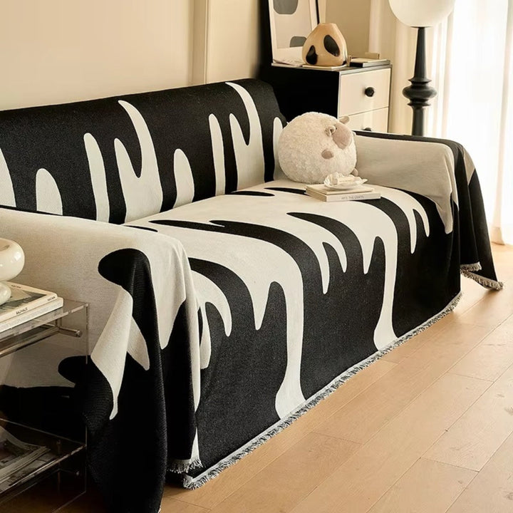 Dryppende farve Chenille Sofa Cover