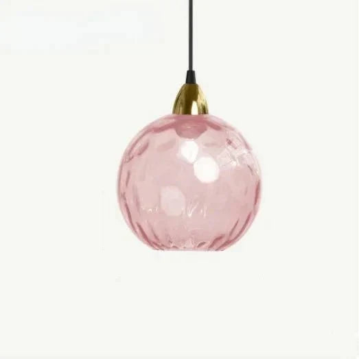 Glasora Pendellampe - Transparent Glasbold med LED-belysning