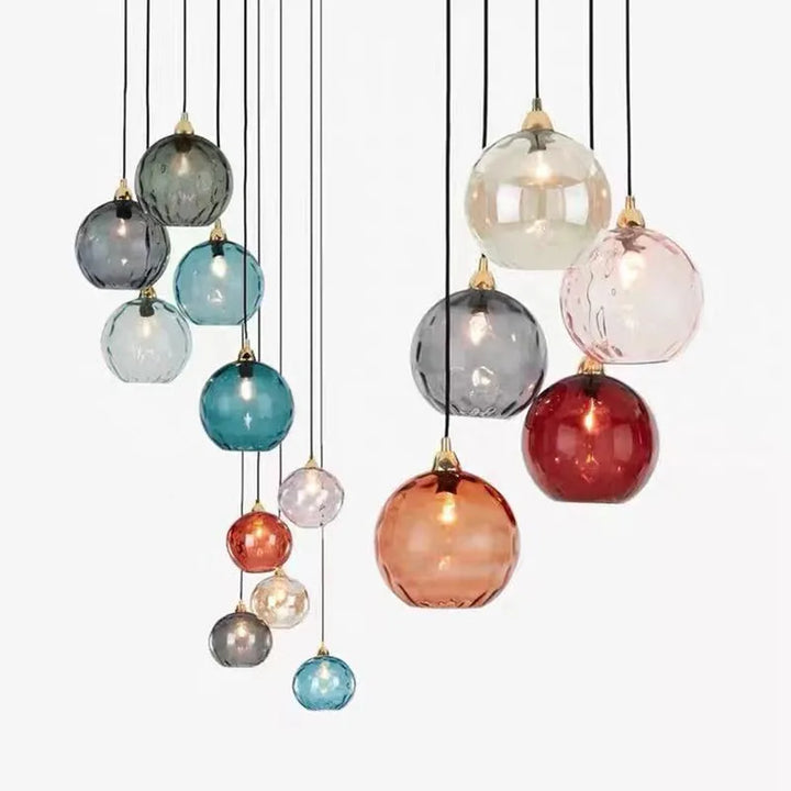HelderBol - Glas kugle pendellampe