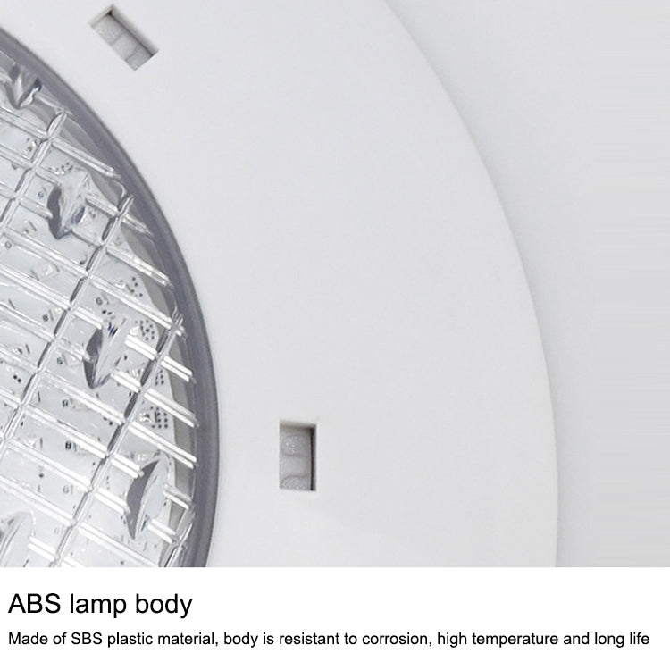 18x3W ABS plast væglampe til pool undervandslys (Hvid)