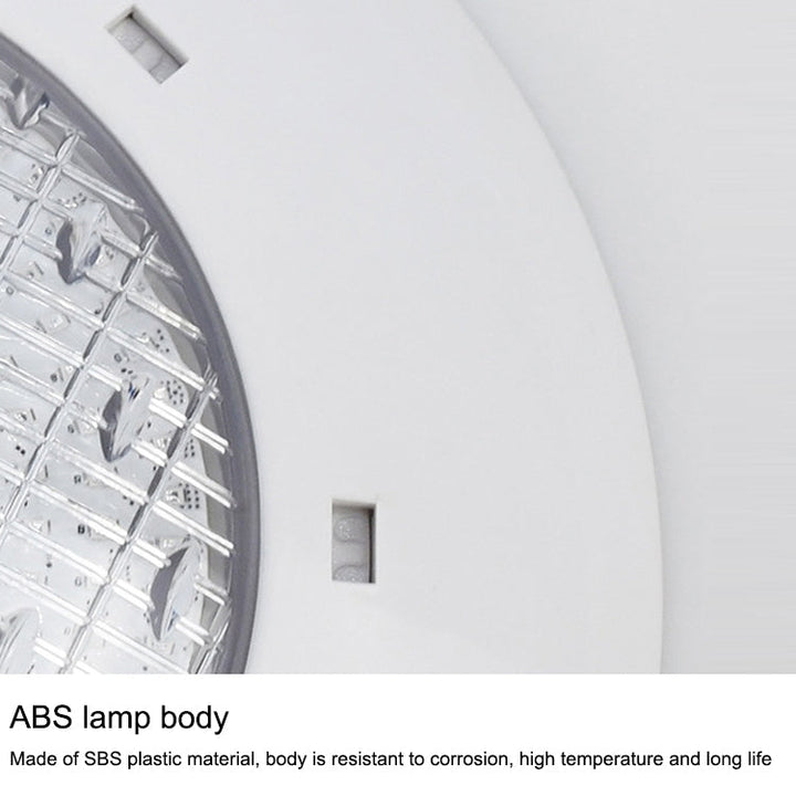 18x3W ABS plast væglampe til pool undervandslys (Hvid)