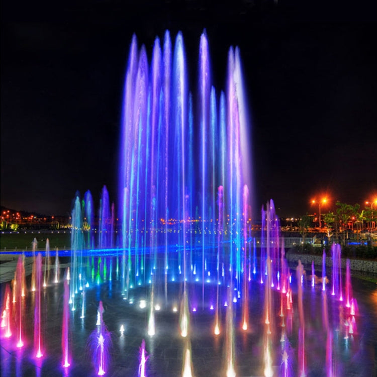 6W Landskabs farveskiftende Ring LED Aluminiumlegering Underwater Fountain Light (farveskiftende)