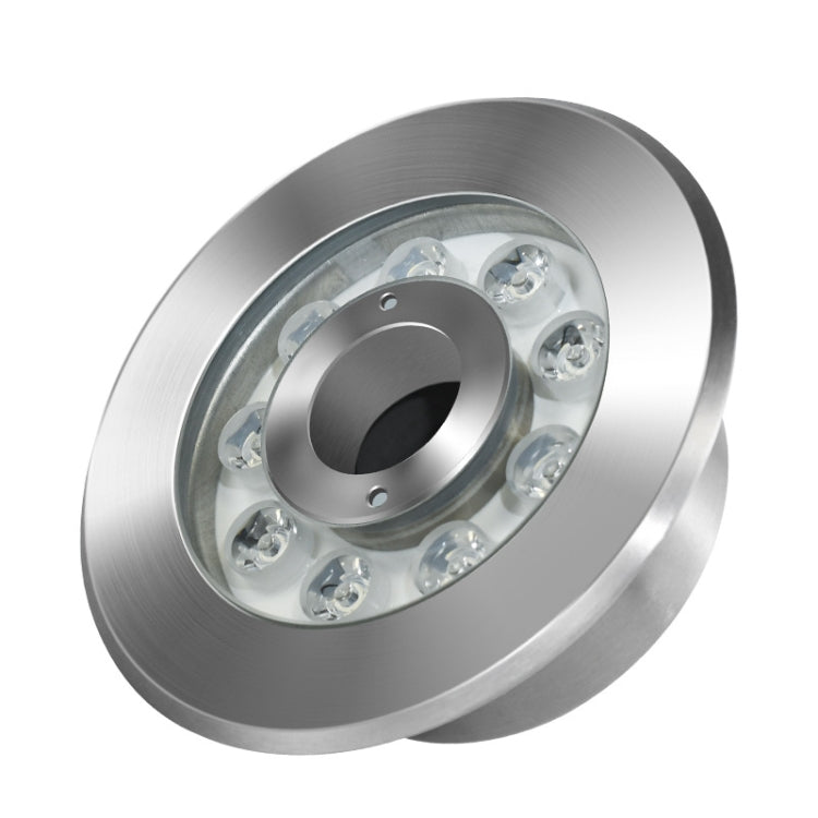 18W Landskabsfarvet farveskiftende ring LED Rustfrit Stål Underwater Fountain Light (farverig)